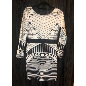 Black and White Dress